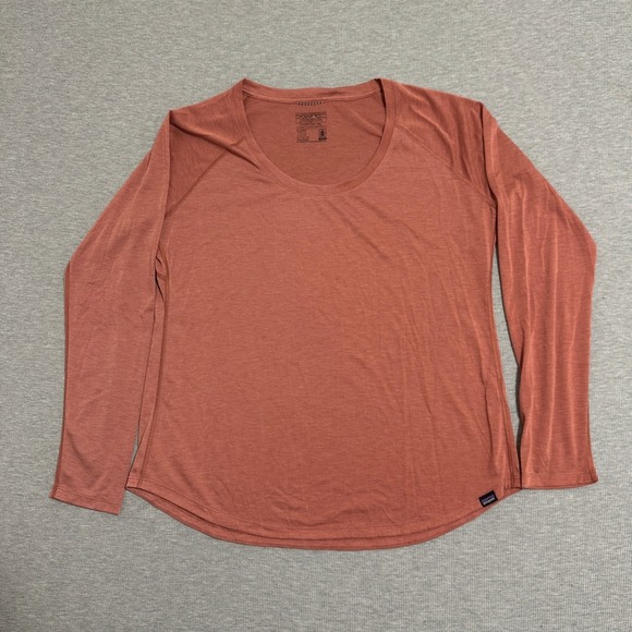 Patagonia Tops - Patagonia Capilene Cool Trail Long Sleeve Shirt Terracotta Pink Womens Size XL